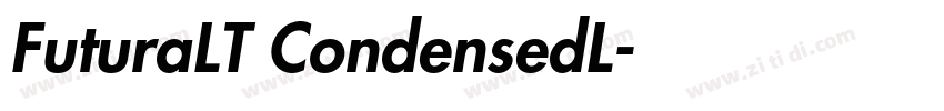 FuturaLT CondensedL字体转换
